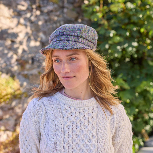 Harris Tweed Blackwatch Baker Boy Cap