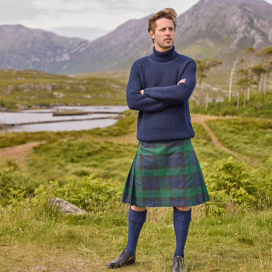 Navy Traditional Kilt Hose